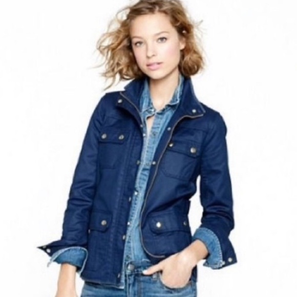 J. Crew Jackets & Coats J Crew The Downtown Field Jacket Navy Blue